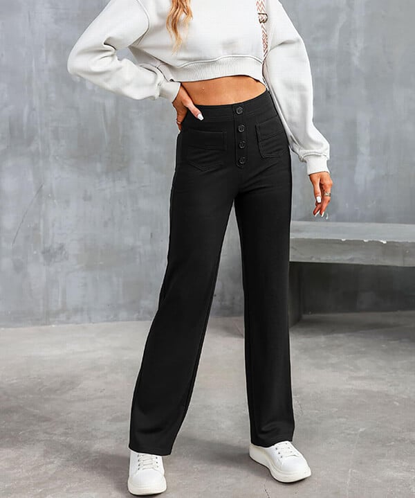 Evelyn - High Waisted Stretch Pants