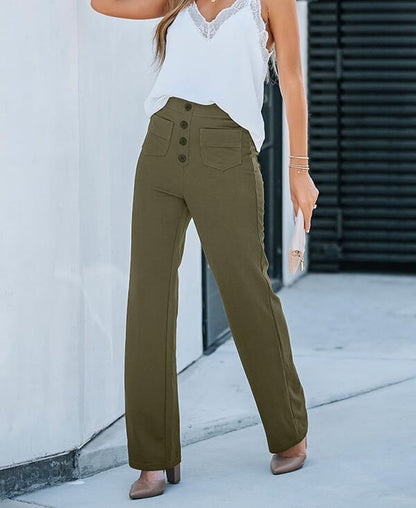 Evelyn - High Waisted Stretch Pants