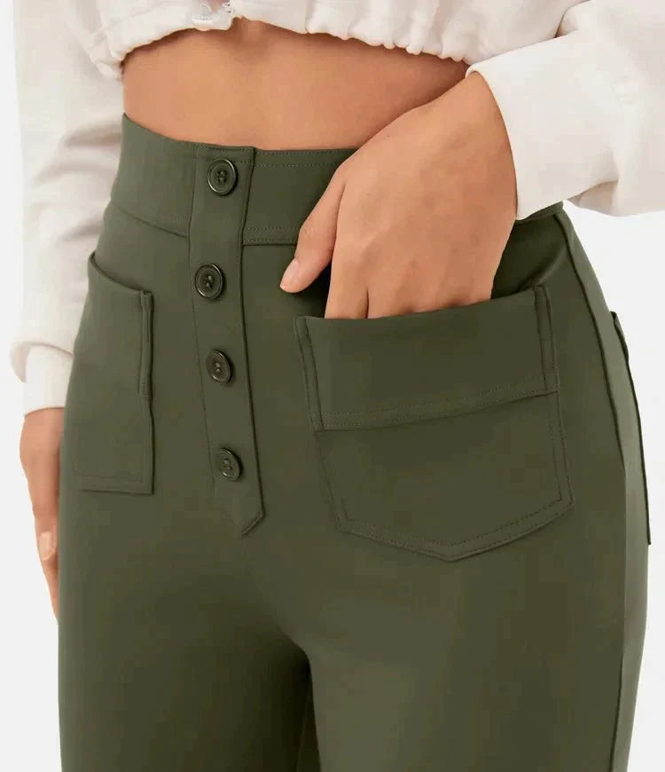 Evelyn - High Waisted Stretch Pants